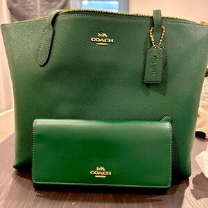 Coach purse and wallet.